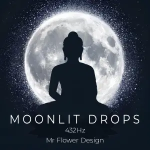 Moonlit Drops 432 Hz Mr Flower Design by Sandro Flora